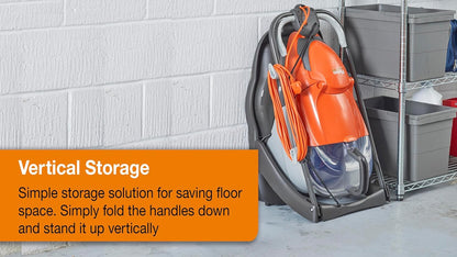 Corded Electric Hover Lawn Mower 1800W 36cm 26L 4 Heights Orange Grey