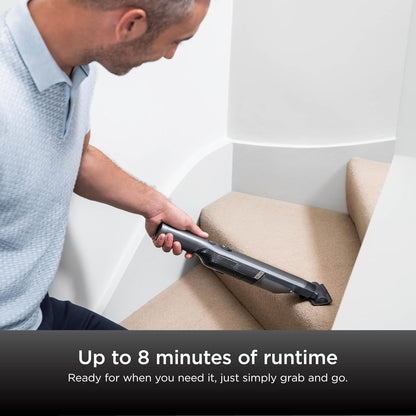 Cordless Handheld Vacuum Cleaner 700g 8 Min Runtime Grey