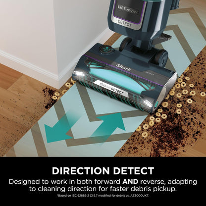 Upright Vacuum Cleaner 2.5L XL Dust Cup DuoClean Detect Corded Blue