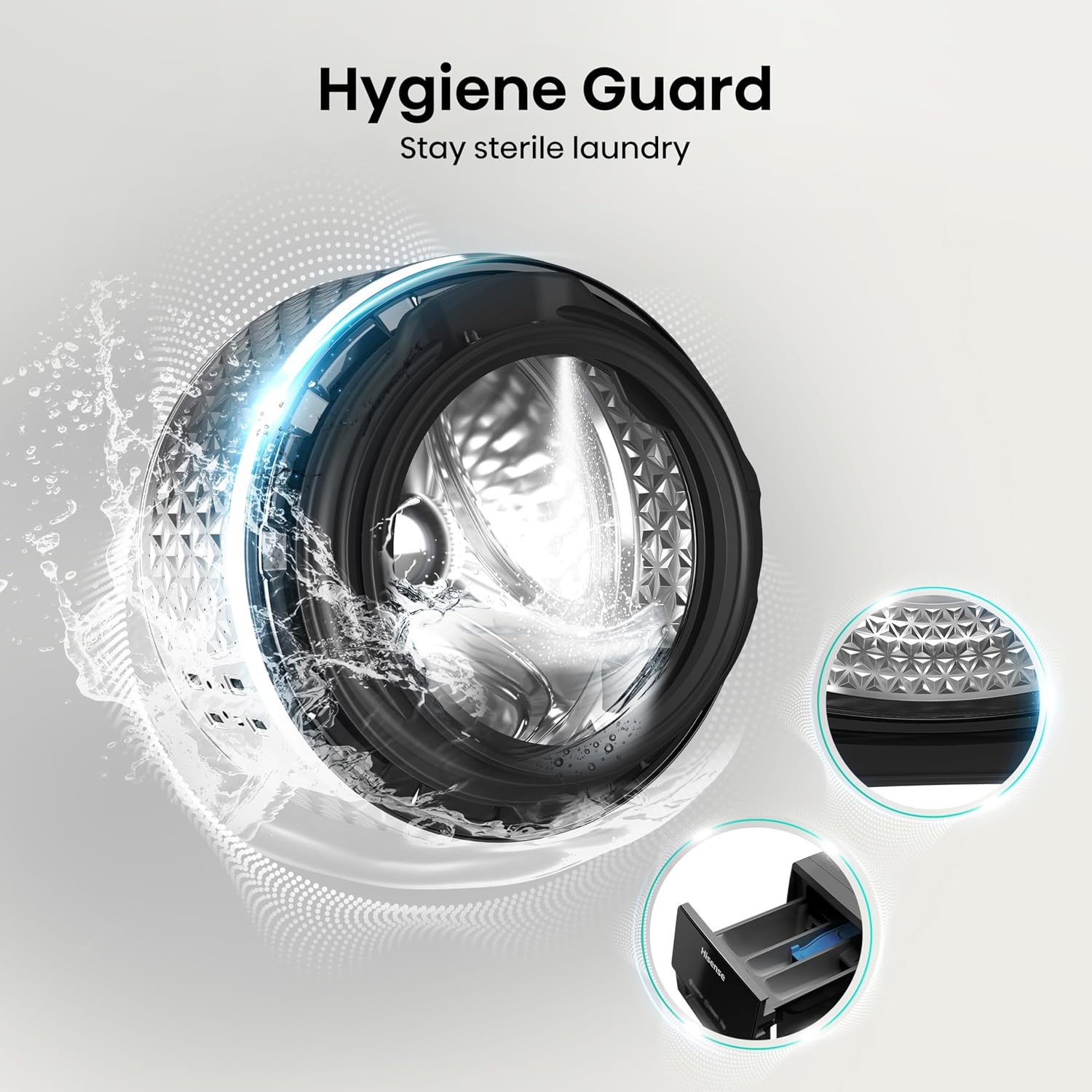 Freestanding Washer Dryer 8Kg Wash 5Kg Dry 1400Rpm Black