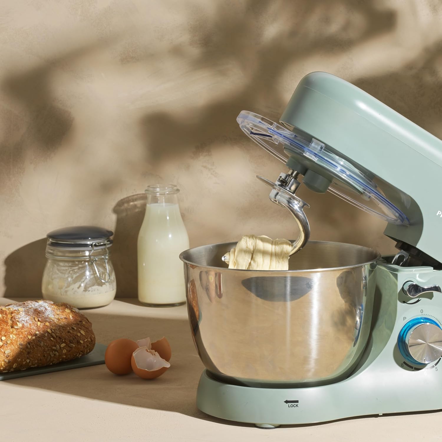 Stand Mixer 4L 1300W 8 Speeds With Pulse Function Teal