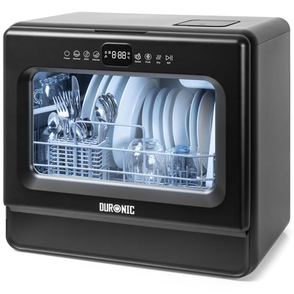 Table Top Dishwasher 5L 950W 8 Programs Black