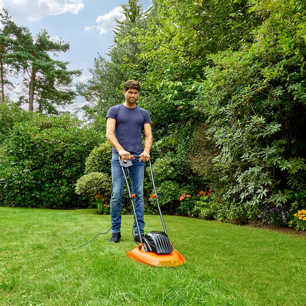 Electric Hover Mower 30cm Deck 1200W Corded Compact Lightweight