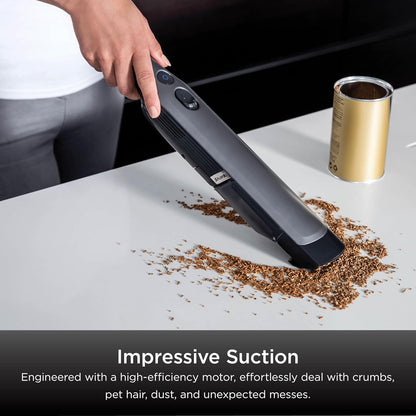 Cordless Handheld Vacuum Cleaner 700g 8 Min Runtime Grey