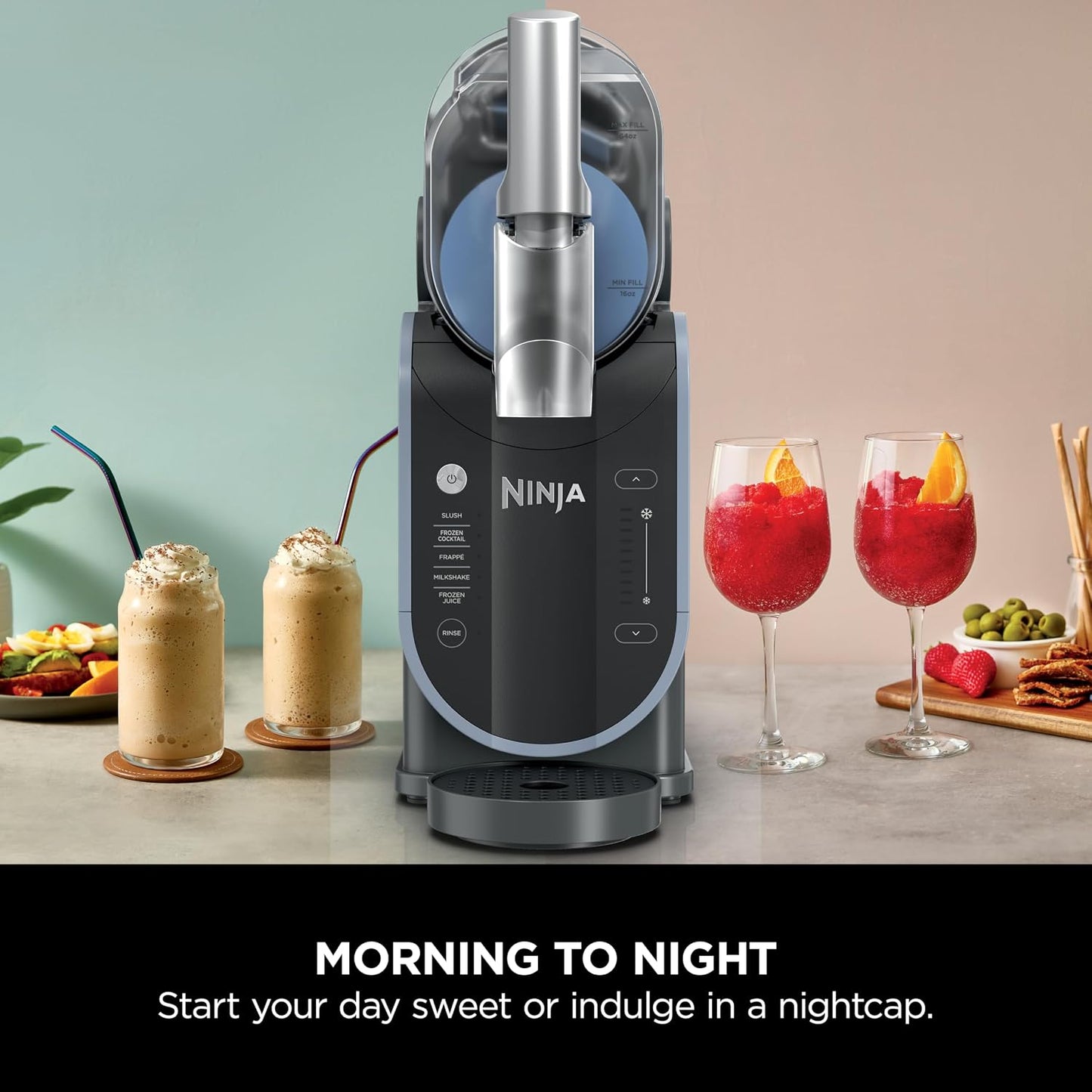 Frozen Drinks Maker 1.9L 5 Presets WhisperChill Technology Arctic Blue