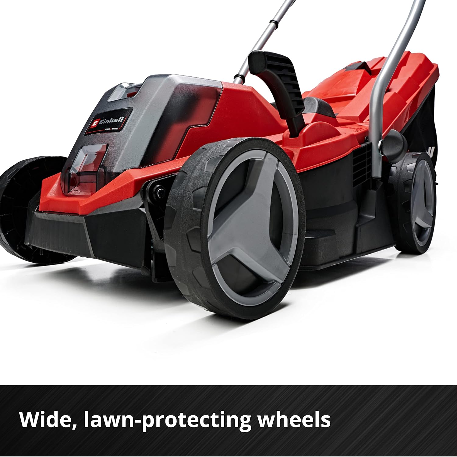 Cordless Lawn Mower 33cm 18V 4.0Ah Brushless Motor Red Black