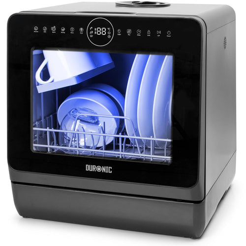 Table Top Dishwasher 5L 950W 8 Programs Black