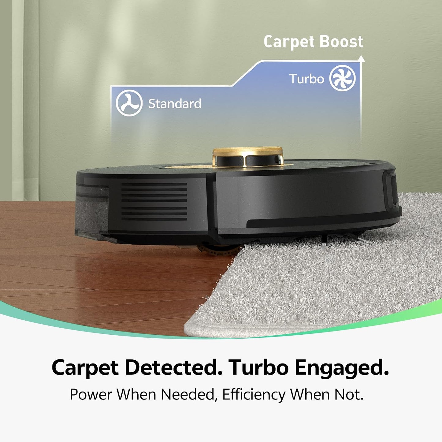 Robot Vacuum And Mop 8000Pa LiDAR Navigation 150 Min Black