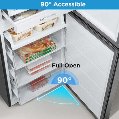 Freestanding Fridge Freezer 273L 60/40 Frost Free Stainless Steel