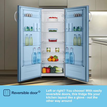 Freestanding Larder Fridge 242L 55cm White E Rated