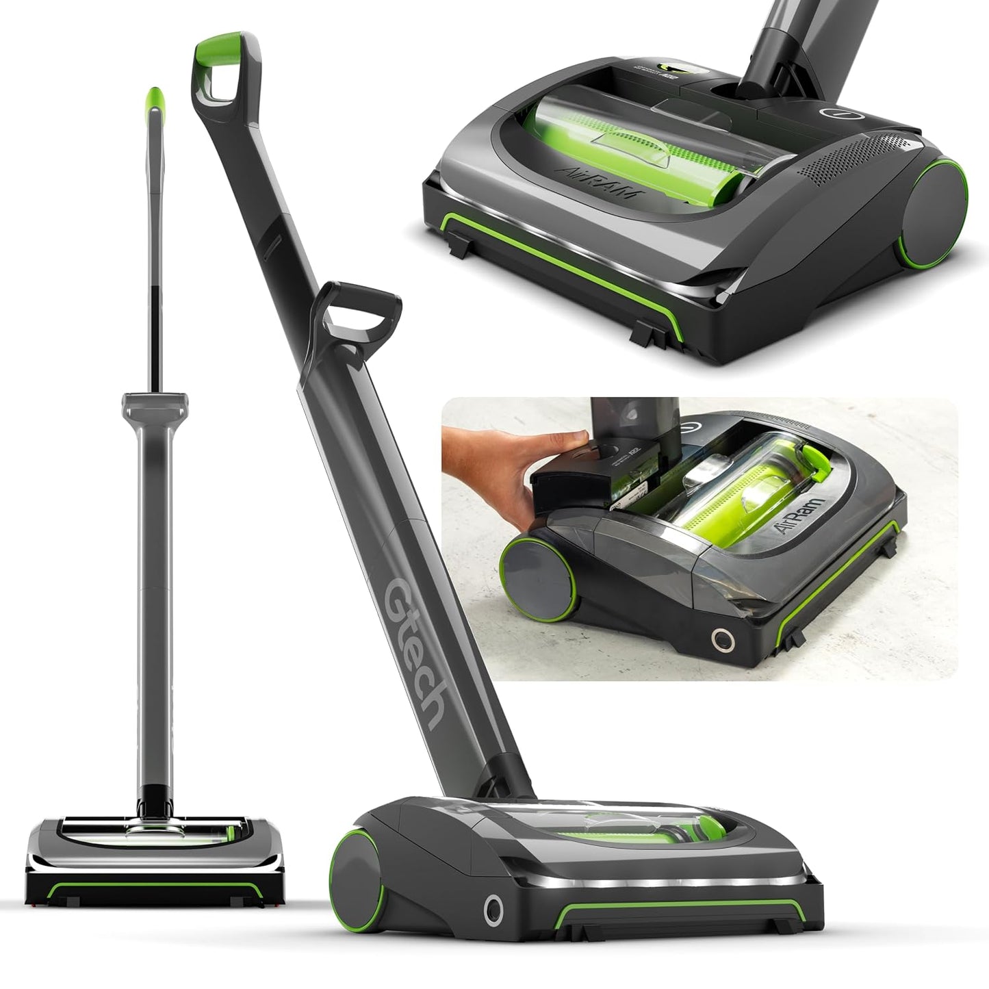 Cordless Vacuum Cleaner 22V 40 Min Runtime Lightweight Bagless