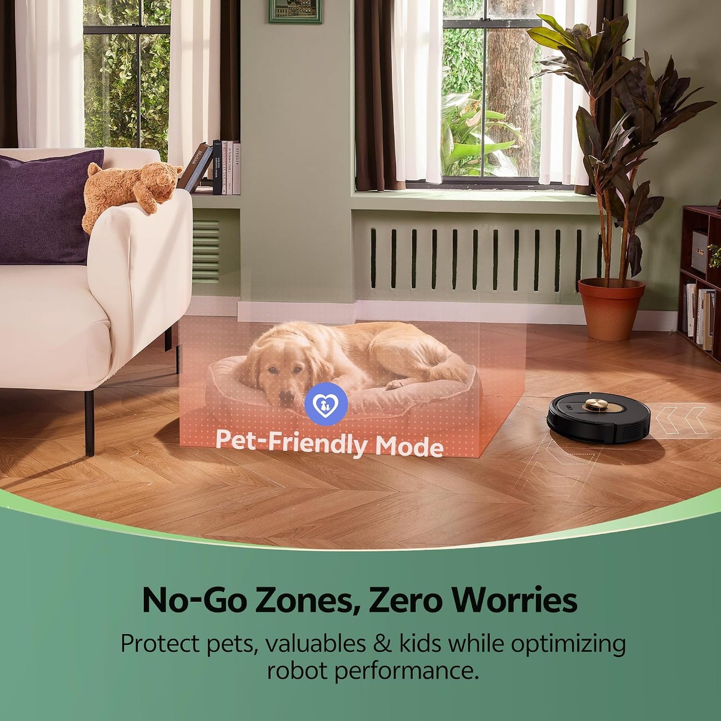 Robot Vacuum And Mop 8000Pa LiDAR Navigation 150 Min Black