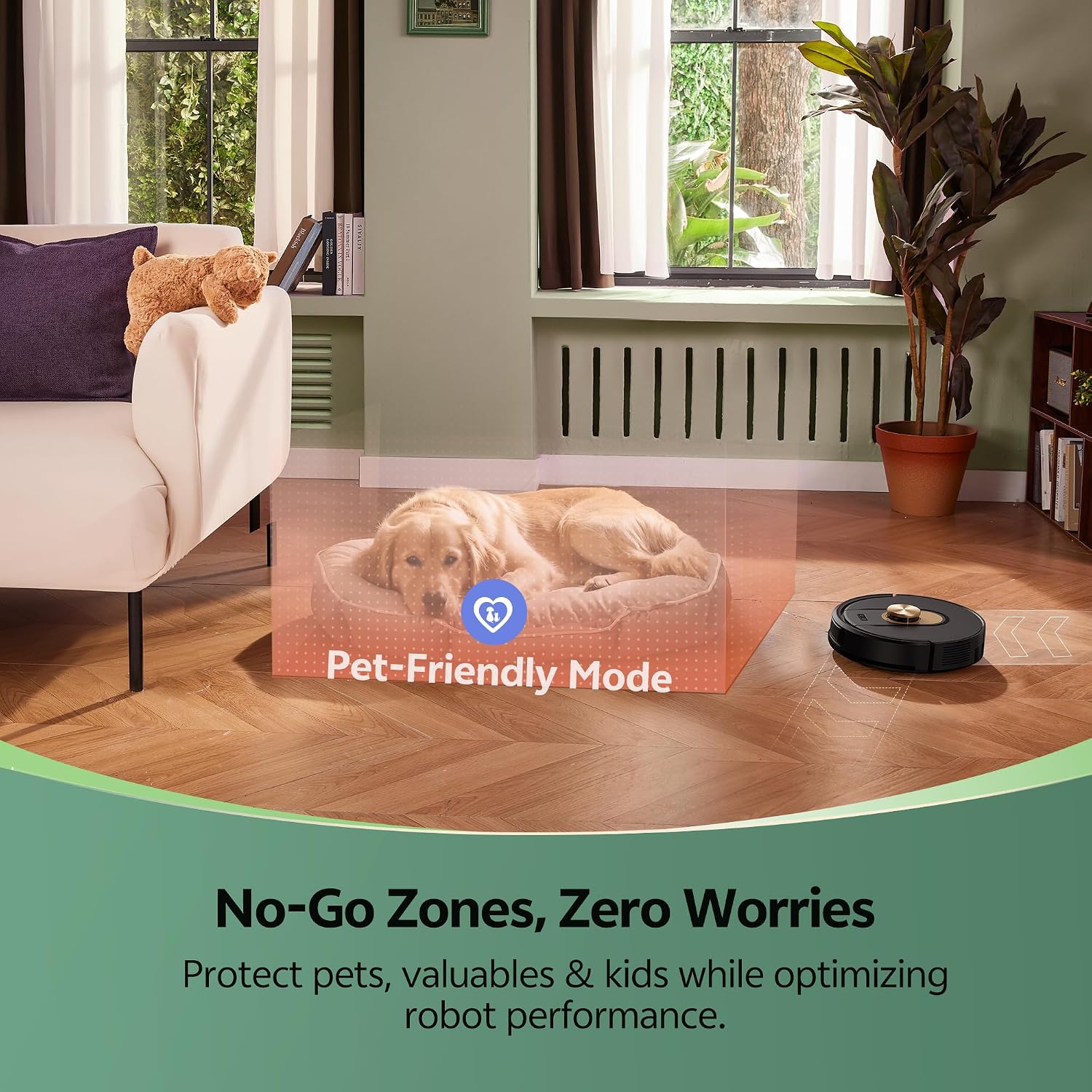 Robot Vacuum And Mop 8000Pa LiDAR Navigation 150 Min Black