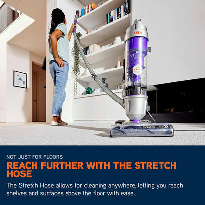 Upright Bagless Vacuum Cleaner 820W 1.5L Pet Turbo Tool Purple