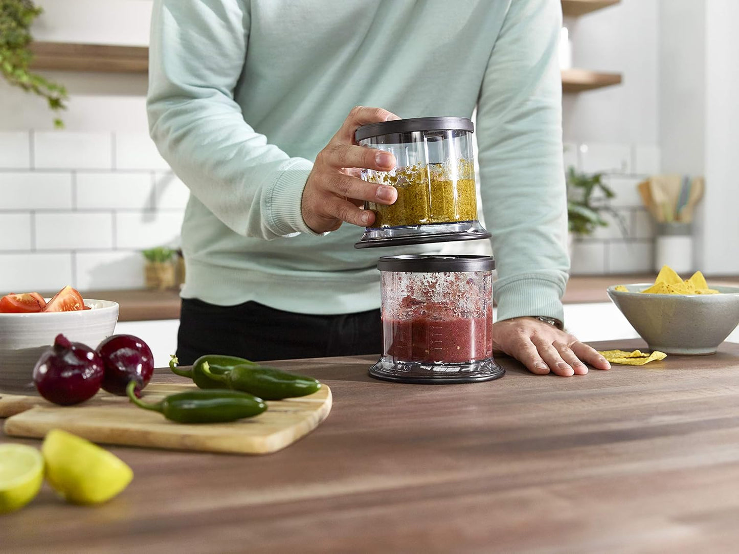 Mini Herb & Vegetable Chopper 200W Black