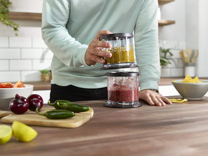 Mini Herb & Vegetable Chopper 200W Black