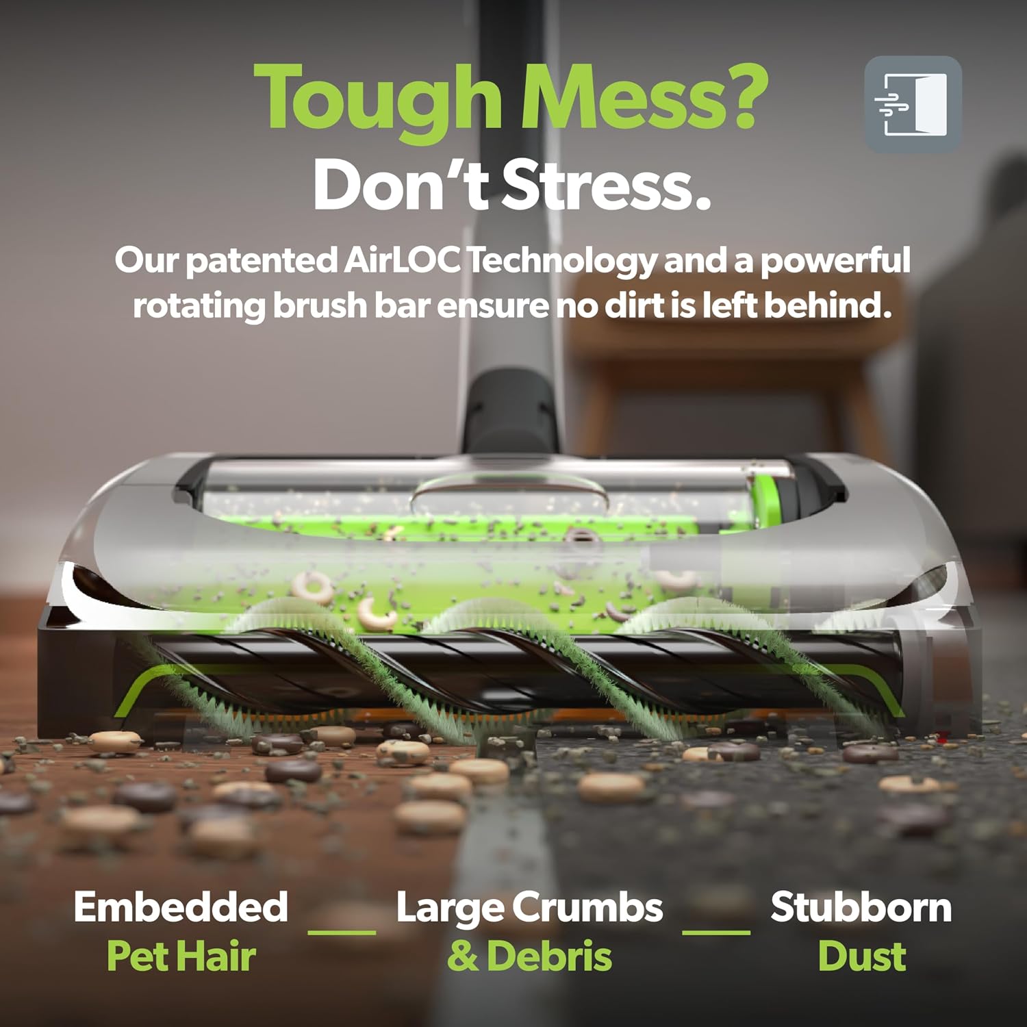 Cordless Vacuum Cleaner 22V 40 Min Runtime Lightweight Bagless