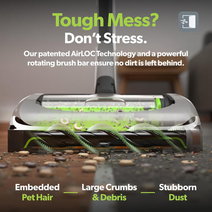 Cordless Vacuum Cleaner 22V 40 Min Runtime Lightweight Bagless