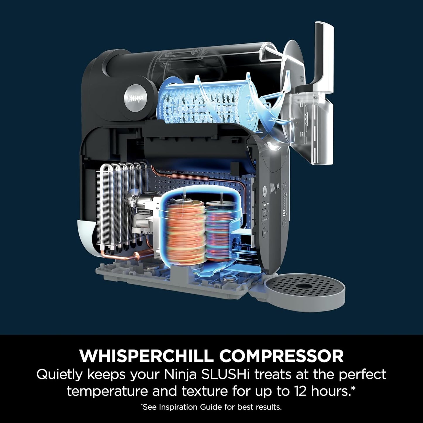 Frozen Drinks Maker 1.9L 5 Presets WhisperChill Technology Arctic Blue