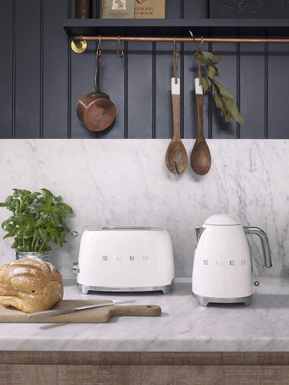 2-Slice Toaster 950W 6 Browning Levels Retro White