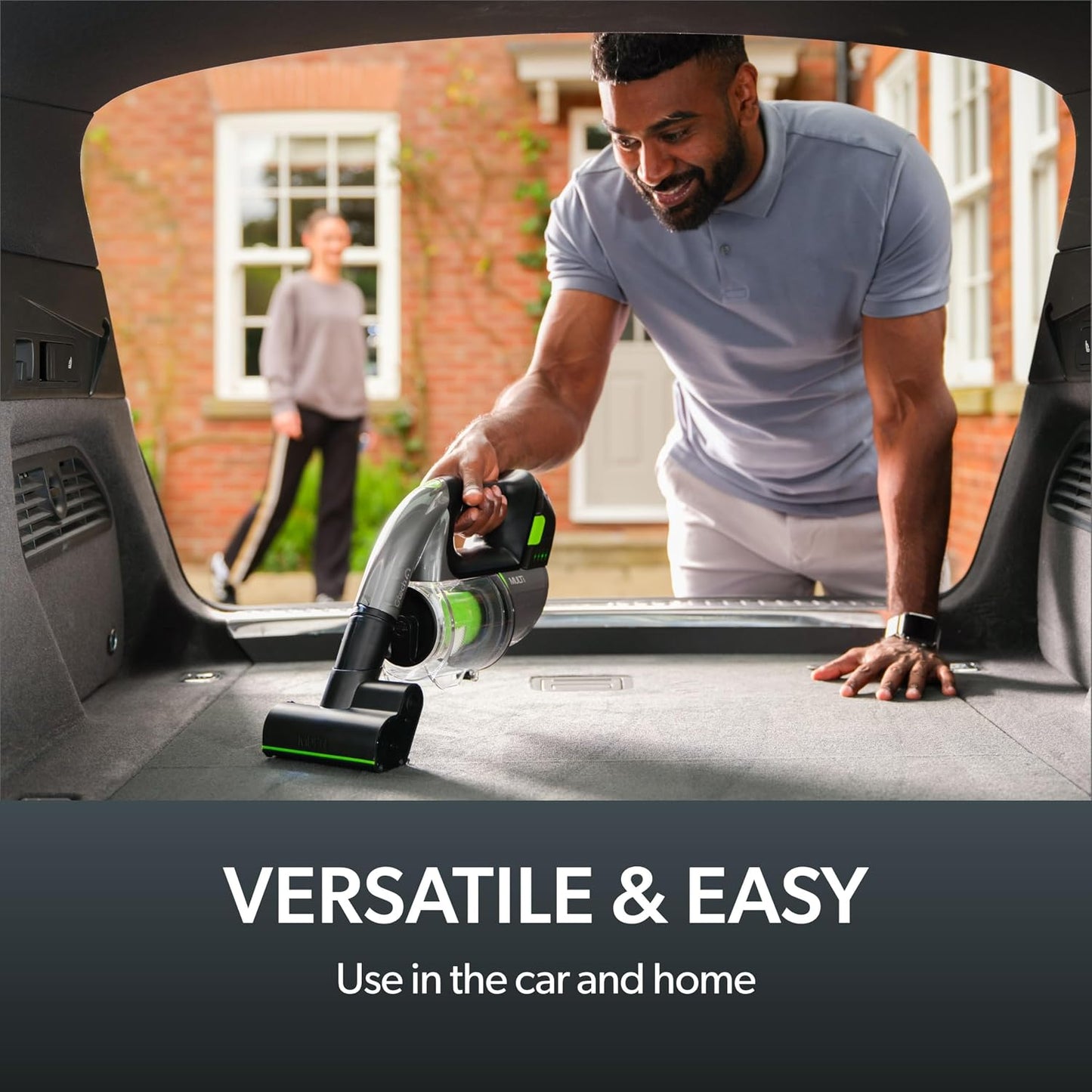 Cordless Handheld Vacuum Cleaner 22V 20-Minute Runtime Grey/Green/Black
