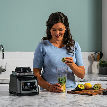 3-In-1 Food Processor And Blender With 5 Automatic Programs 1.8L Black