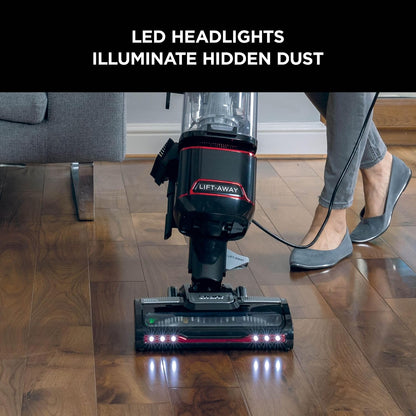Corded Upright Vacuum Cleaner 1.1L Lift-Away Technology Red/Black