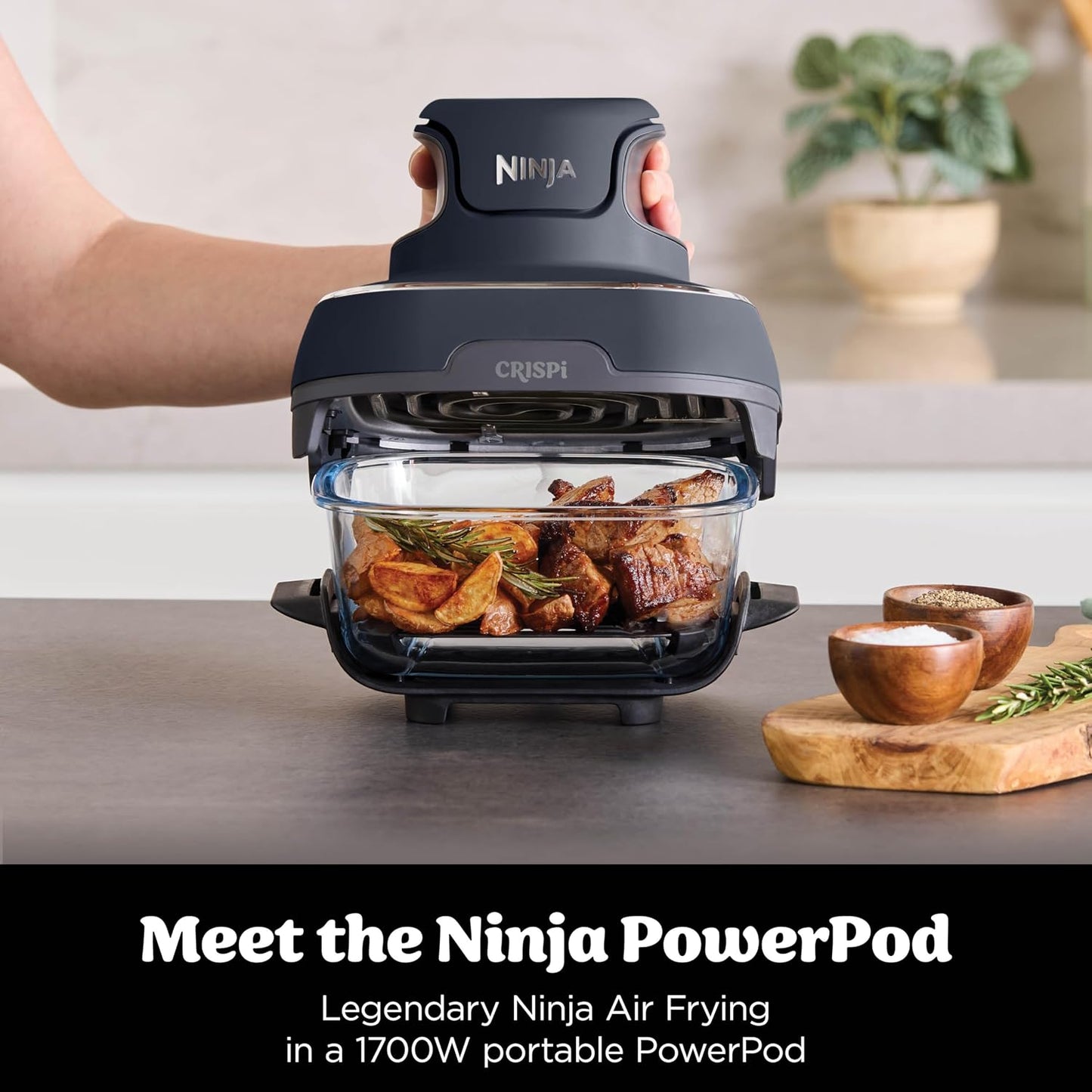 CRISPi Portable Air Fryer 4-in-1 3.8L Cyber Space Blue