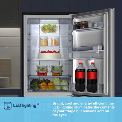 Freestanding Fridge Freezer 256L Frost Free Water Dispenser White