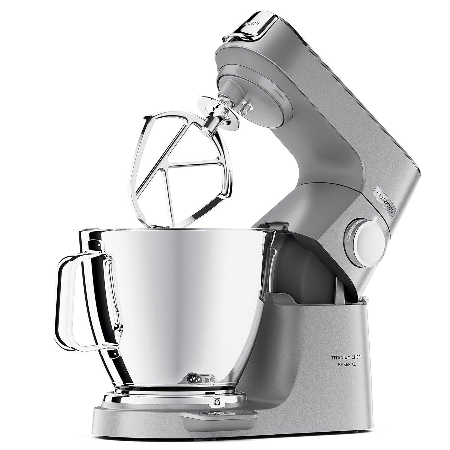 Stand Mixer 1200W Integrated Scale 5L 3.5L Bowls Black