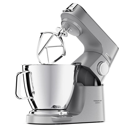 Stand Mixer 1200W Integrated Scale 5L 3.5L Bowls Black