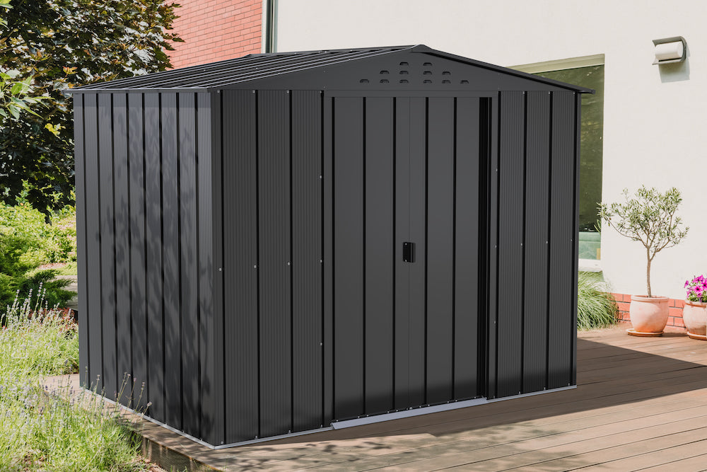 Duramax TOP 2.52 x 1.74 m Metal Shed - Anthracite