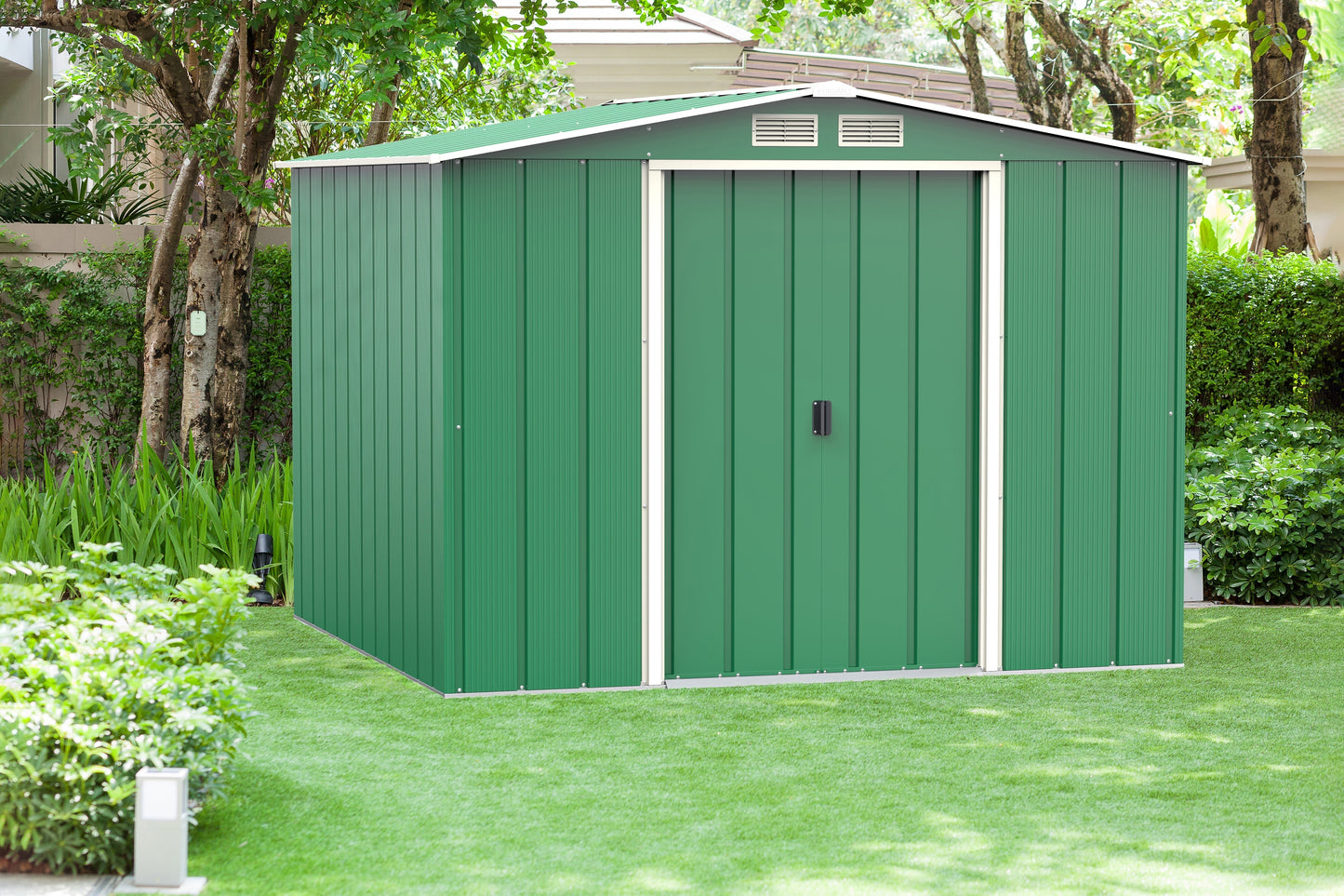 Duramax ECO 2.52 x 2.34 m Metal Shed - Green