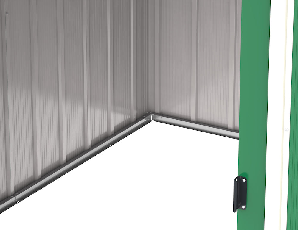 Duramax ECO 2.52 x 2.34 m Metal Shed - Green