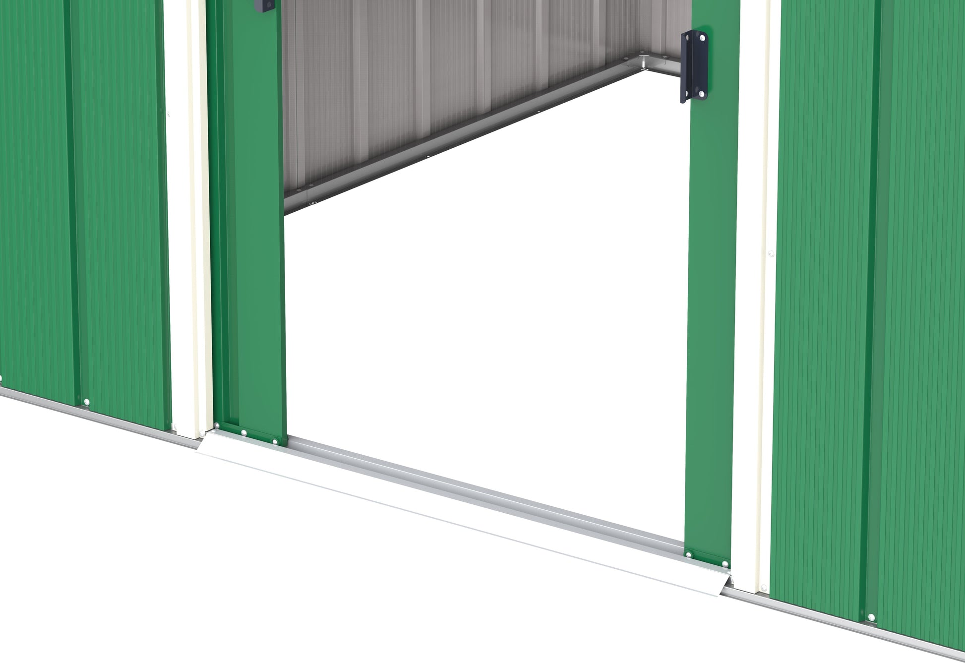 Duramax ECO 2.52 x 2.34 m Metal Shed - Green