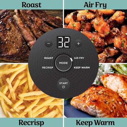 CRISPi Portable Air Fryer 4-in-1 3.8L Cyber Space Blue