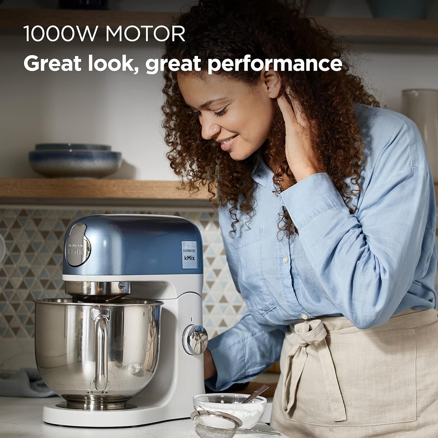 Stand Mixer 5L 1000W 6 Speed Blue