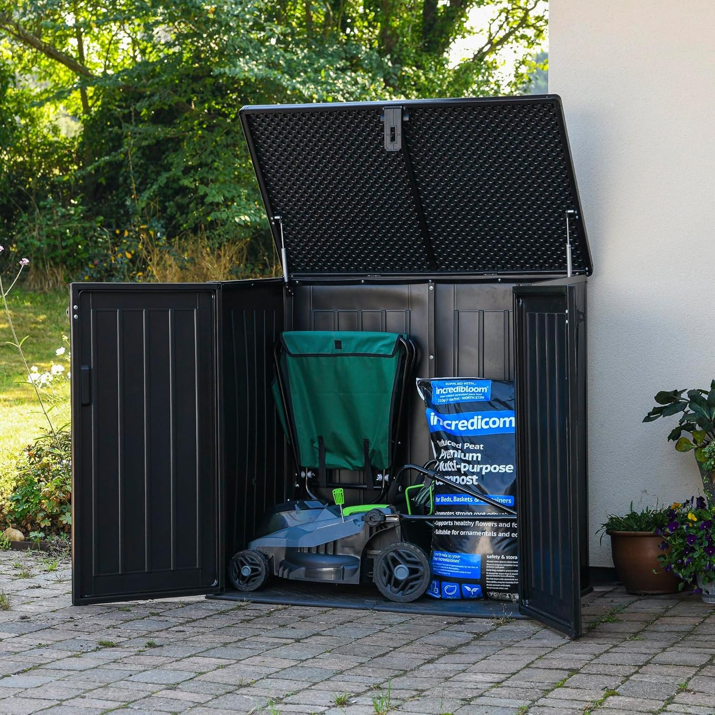775L Outdoor Storage Box — Large Weather-Resistant Garden Storage
