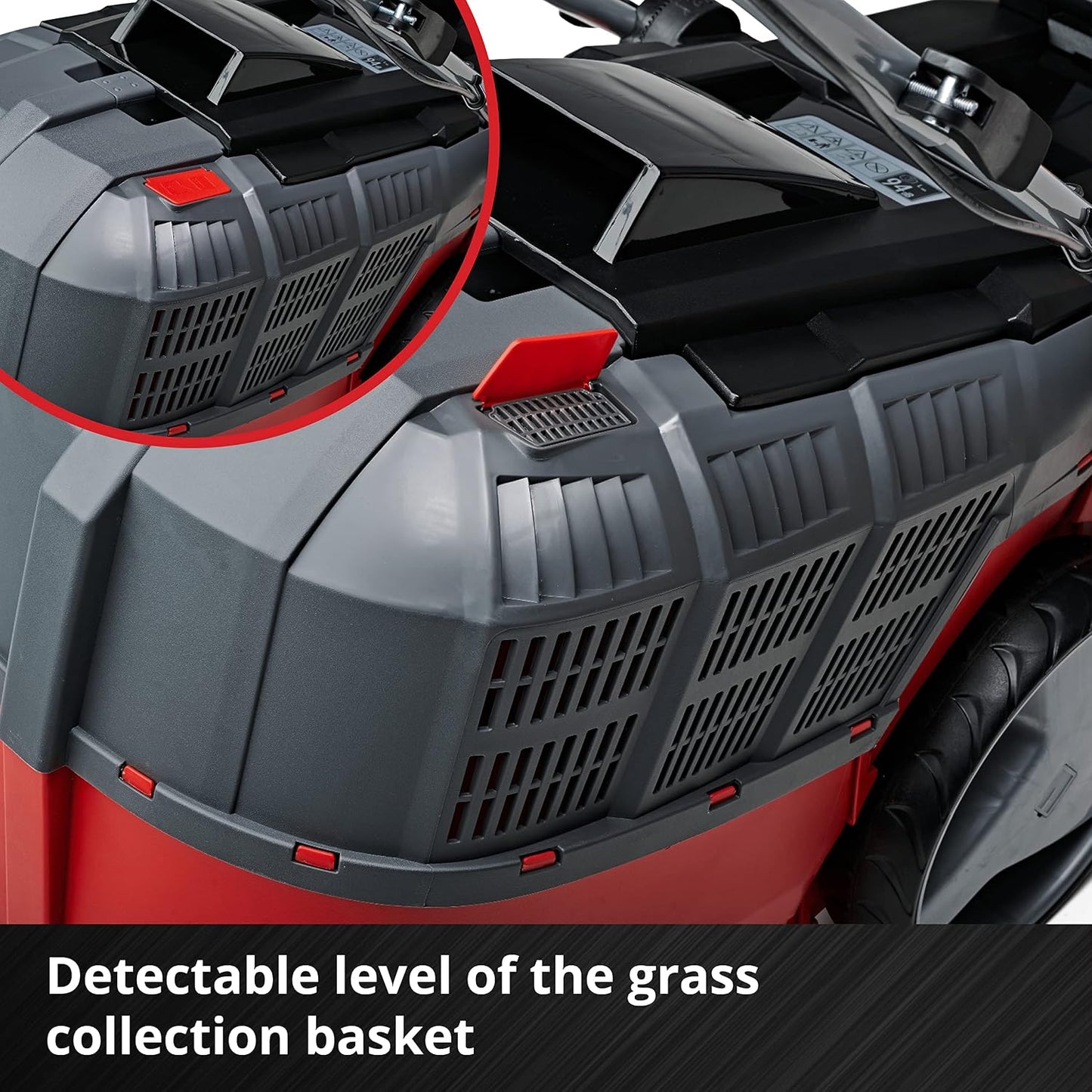 Cordless Lawn Mower 43cm 63L Grass Box 6 Heights Mulching 36V 2 Batteries 2 Chargers