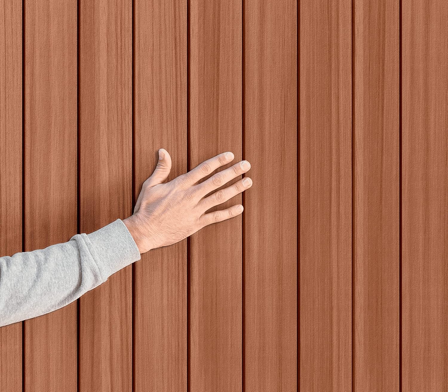 Darwin 6x4ft Double Door Garden Shed — Wood-Effect Outdoor Storage