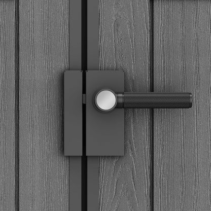 Resin Garden Storage Shed 6 X 4 Ft Grey Single Door Lockable