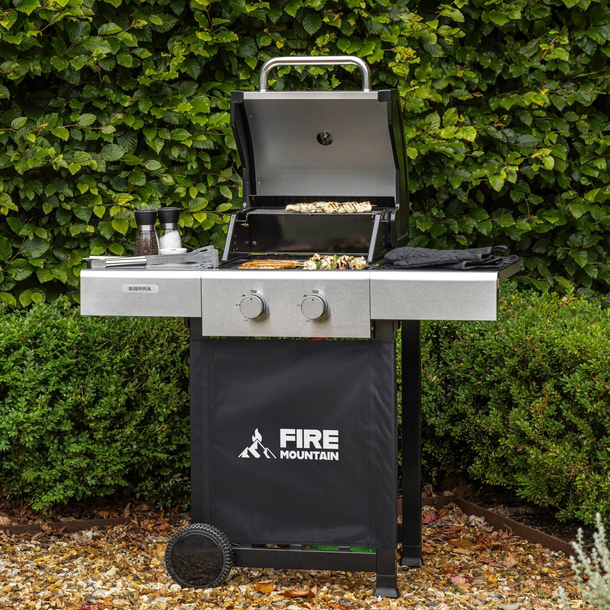Fire Mountain Sierra 2 Burner Stainless Steel Gas BBQ