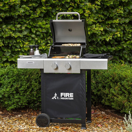 Fire Mountain Sierra 2 Burner Stainless Steel Gas BBQ