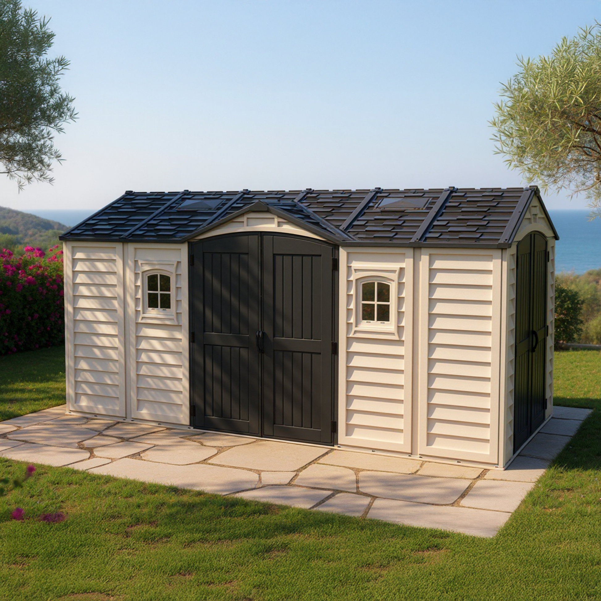 Duramax Apex Pro PLUS 4.77 x 2.40 m Plastic Shed