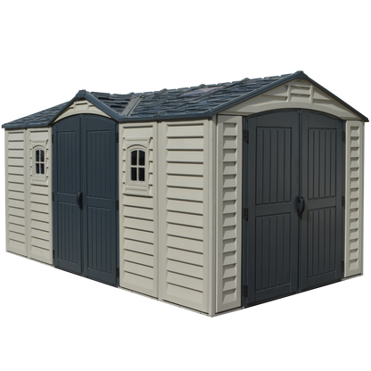 Duramax Apex Pro PLUS 4.77 x 2.40 m Plastic Shed