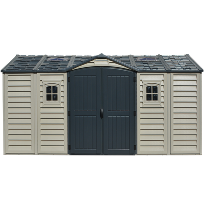 Duramax Apex Pro PLUS 4.77 x 2.40 m Plastic Shed