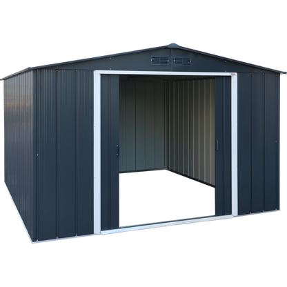 Duramax ECO 3.12 x 3.54 m Metal Shed - Anthracite