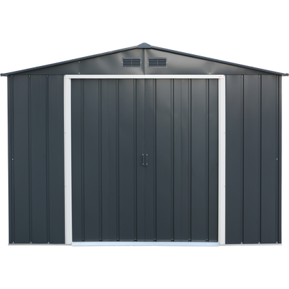 Duramax ECO 3.12 x 2.34 m Metal Shed - Anthracite