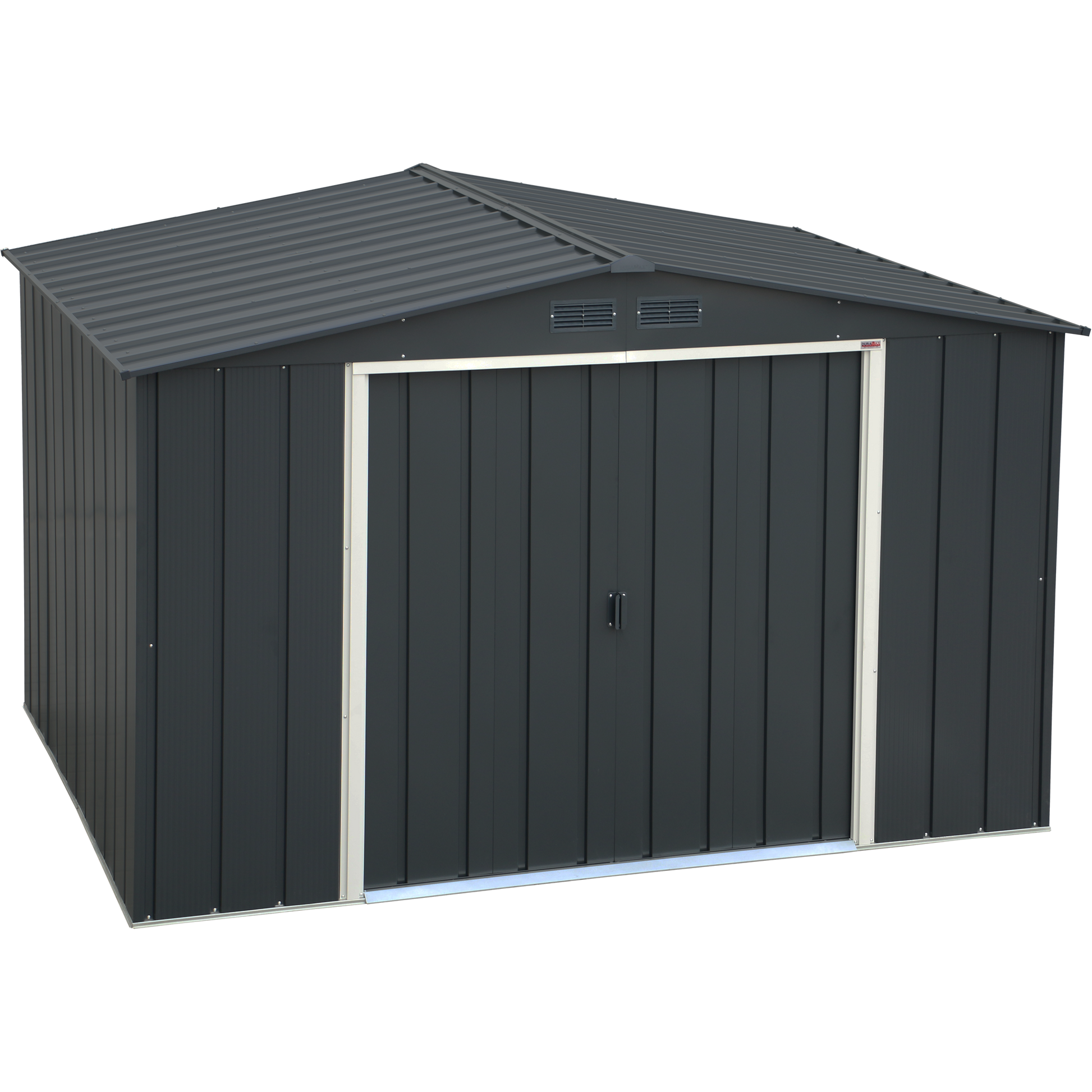 Duramax ECO 3.12 x 2.34 m Metal Shed - Anthracite