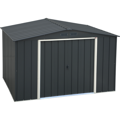 Duramax ECO 3.12 x 2.34 m Metal Shed - Anthracite